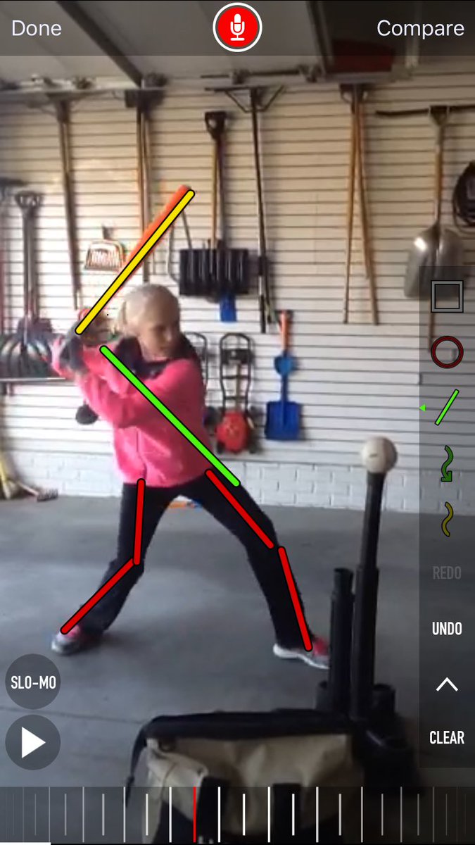 kriesberg07's tweet photo. Focusing on the correct mechanics of a swing happens on a tee. Getting better every day! #softball #linedrivenation https://t.co/IYJaxiDDhW