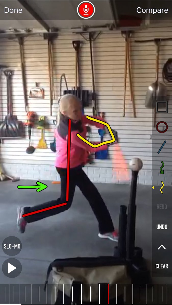 kriesberg07's tweet photo. Focusing on the correct mechanics of a swing happens on a tee. Getting better every day! #softball #linedrivenation https://t.co/IYJaxiDDhW
