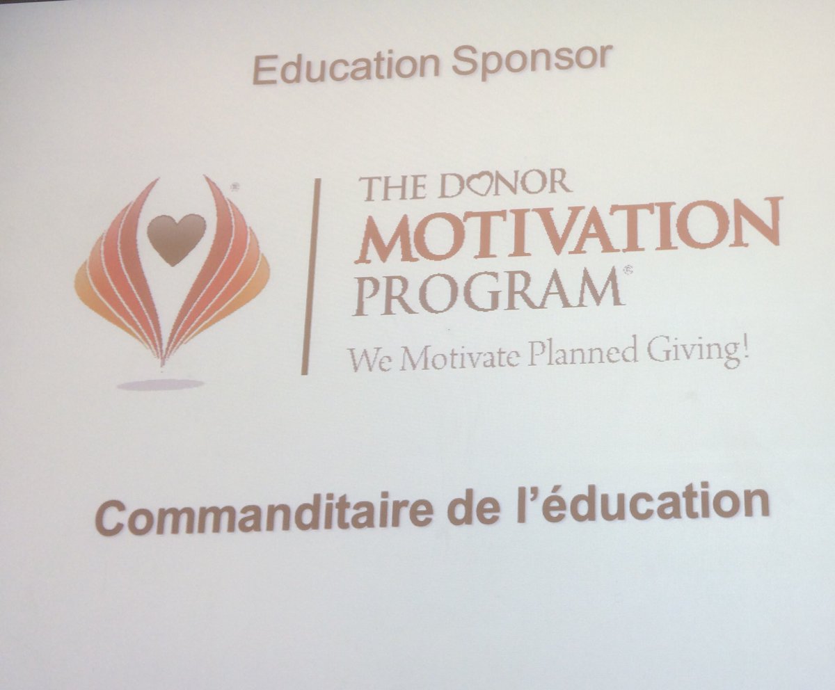 The <a href="/CAGP_ACPDP/">Canadian Association of Gift Planners</a> community is blessed to have <a href="/keithstonegate/">Keith Thomson</a> <a href="/donormotivation/">DonorMotivation</a> as a sponsor, supporter &amp; leader