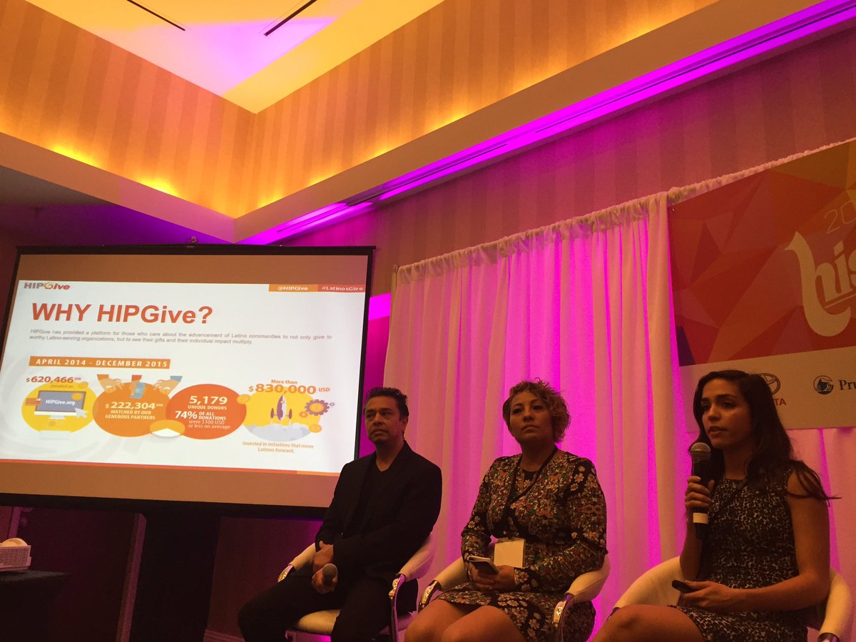 HIPGive's tweet photo. Leveraging social investment, grow your supporter base, + make an impact in Latino communities on @HIPGIVE #hispz16 https://t.co/rSZG58J3rA