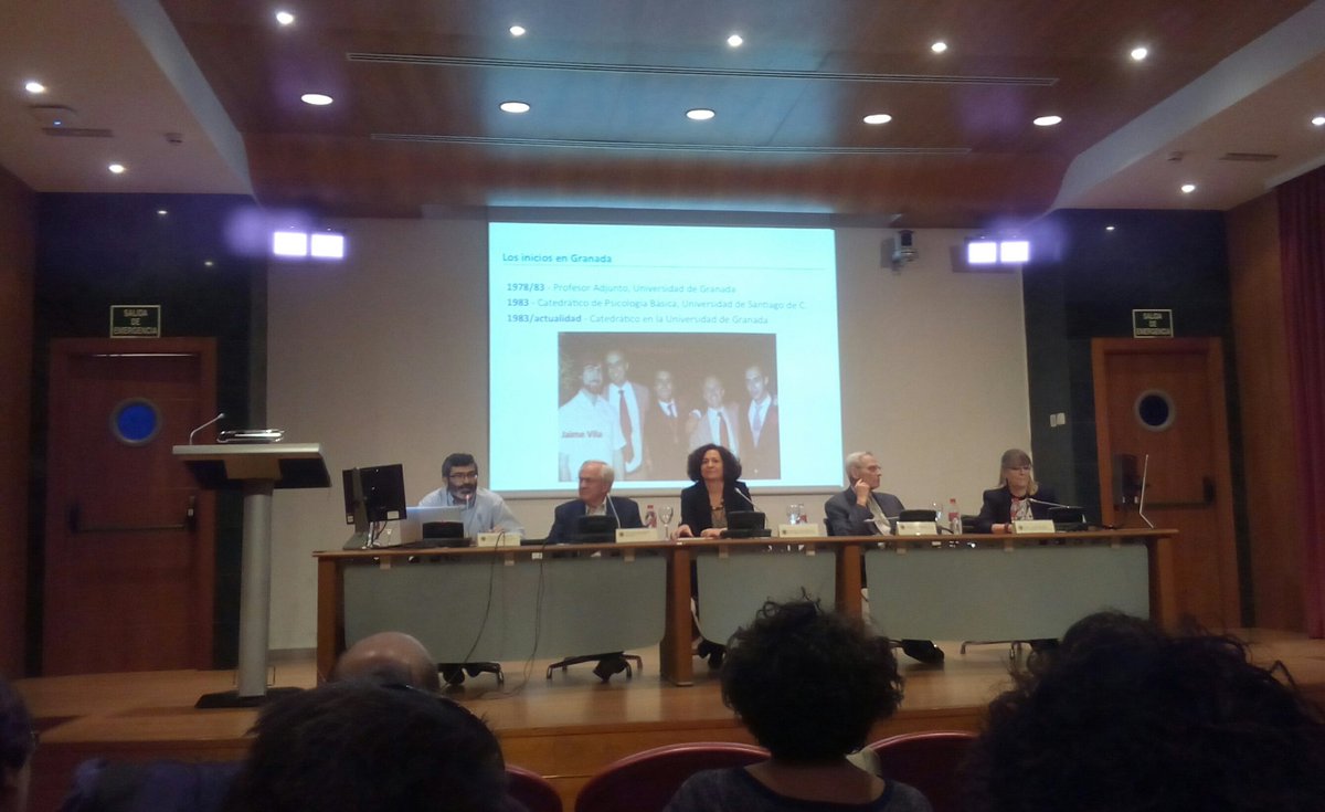 NoeliaSPerez's tweet photo. Jornadas de Psicología Cognitiva en honor a Pío Tudela #SEPEX #Granada https://t.co/OiVvBoMawy