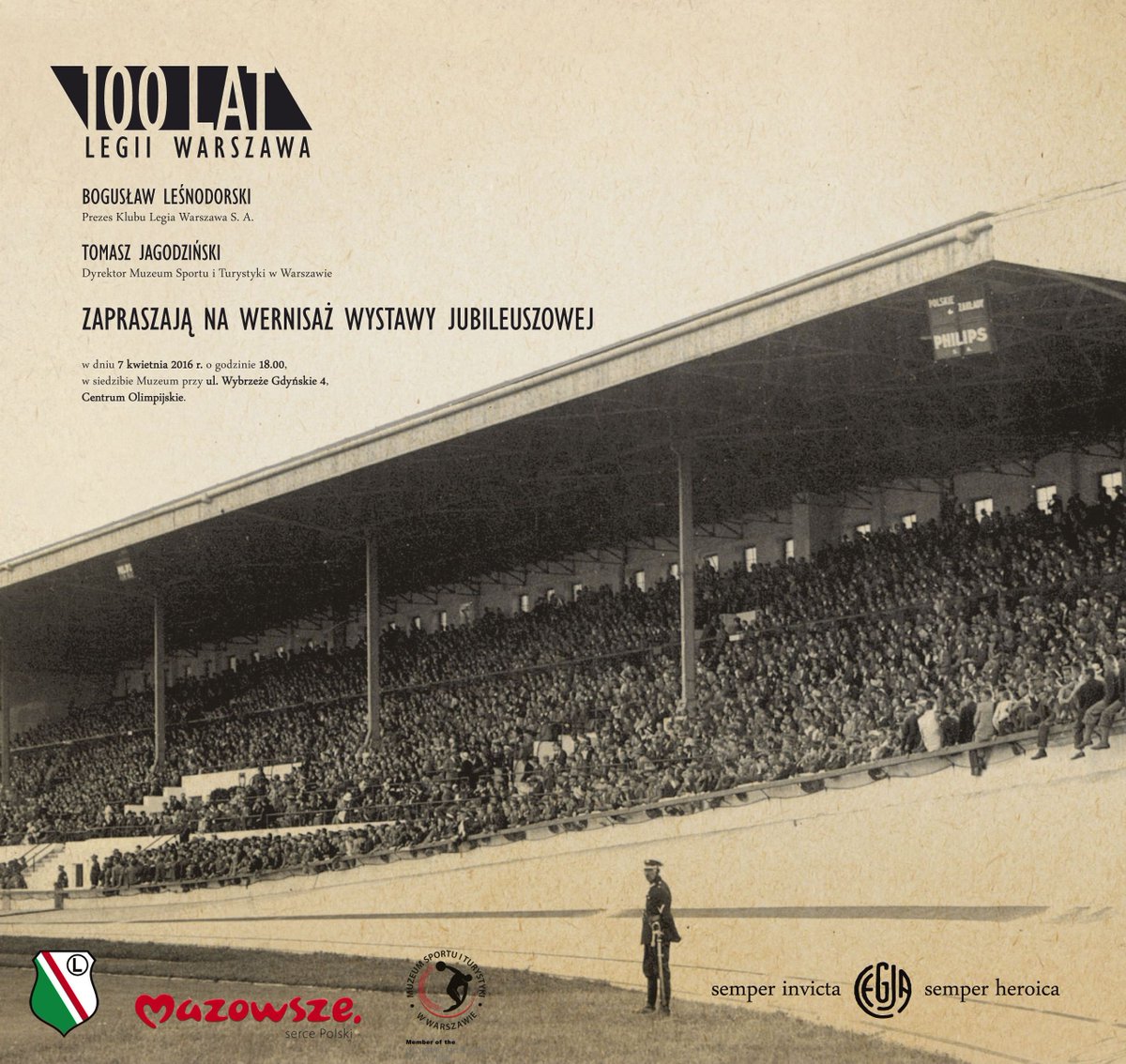 JackRecommends's tweet photo. #JackRecommends #Wernisaż #Wystawa #100lat #Legia #Warszawa #Legenda #Football #CentrumOlimpijskie 07.04.16 18:00 https://t.co/9dGRCQplWr
