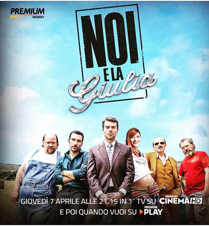 edoardoleo's tweet photo. #noielagiulia stasera in anteprima tv su premiumcinema @Lucaargentero @StefanoFresi @annafoglietta #claudioamendola https://t.co/303VUhk2dh