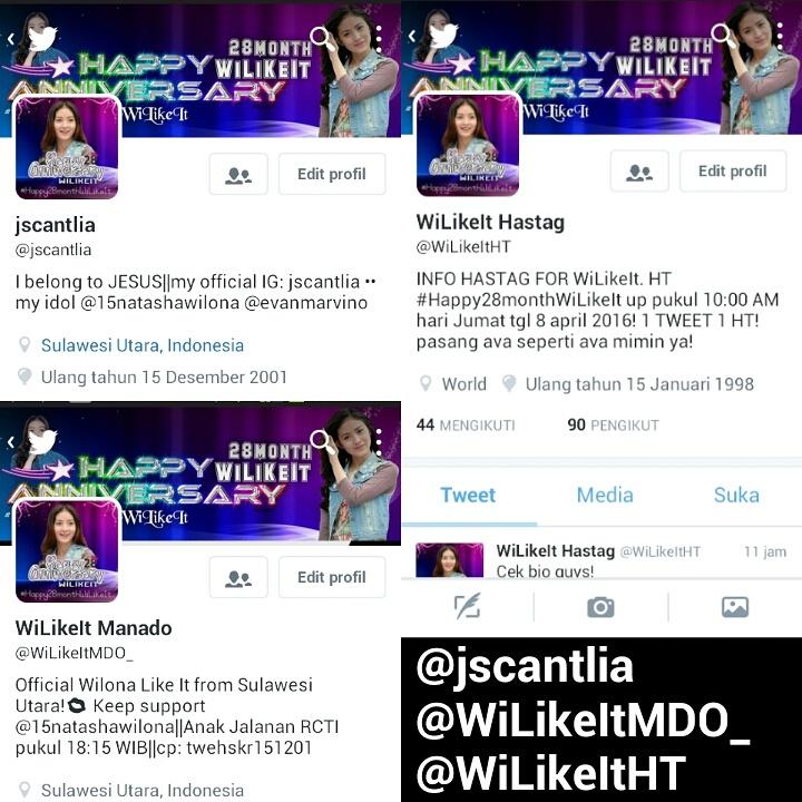 Kompakan yukkk guys gnti ava sama header tamba cocok hihi @jscantlia <a href="/WiLikeItMDO_/">WiLikeIt Manado</a> <a href="/15natashawilona/">Natasha Wilona</a>