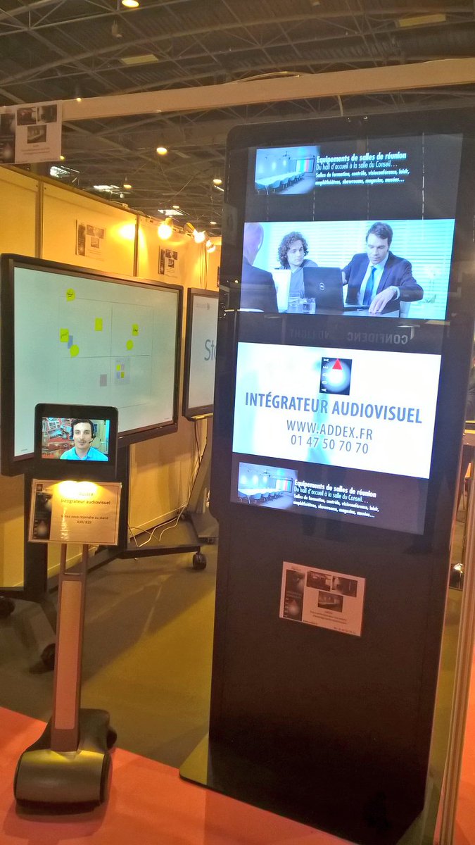 awabot's tweet photo. Des allées du #SIdO16 à celles de #BureauExpo, il n'y a qu'un clic ! Retrouvez #BeamPlus sur le stand d'ADDEX https://t.co/DjEgPGbOIa