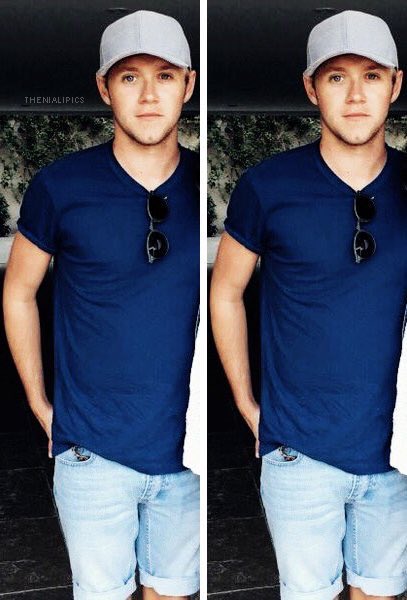 adoredhxran's tweet photo. I love it when he wears blue 😍 https://t.co/41rilsZ45H