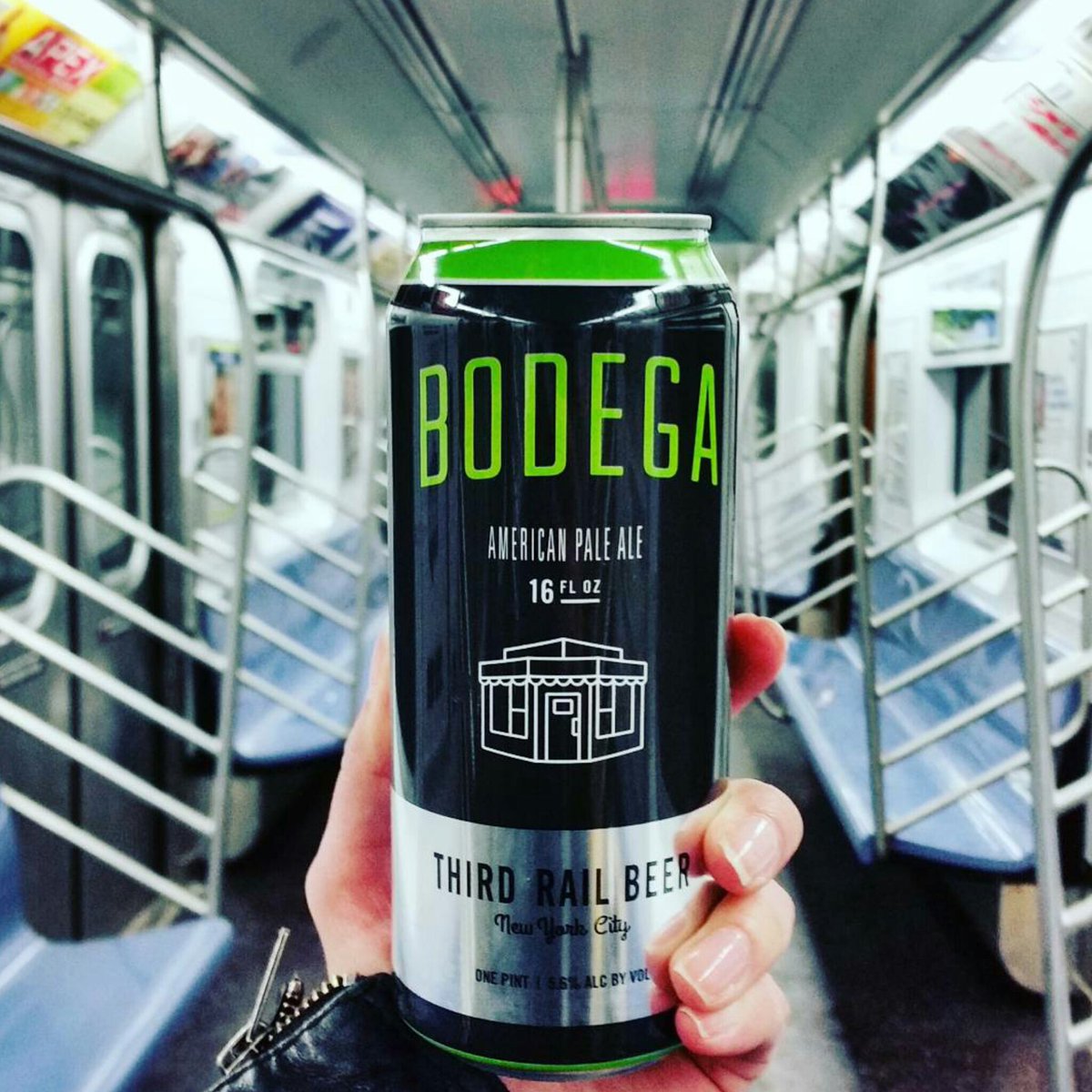 ThirdRailBeer's tweet photo. #Bodega cans have started to land in NYC. Partial list of stores here https://t.co/OTsJ9TEDEE #NationalBeerDay π» https://t.co/vLDc4kIZfL