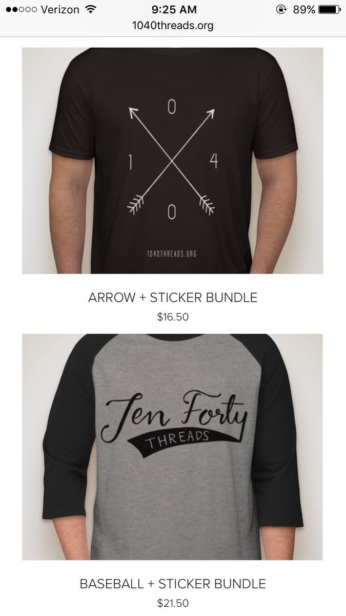 1040threads's tweet photo. GOOD NEWS!!! You can order your new shirt directly from your smart phone... Do it now! https://t.co/Hv4f6XEb5J