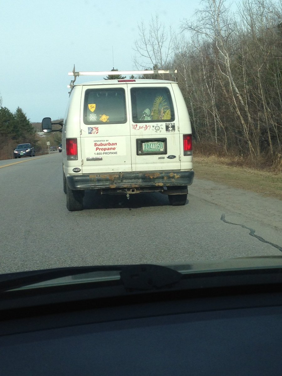 charlesmccarthy's tweet photo. @UTalkinU2ToMe Found Vermont's biggest fan (and it's not Bernie, unless he's in the propane business). https://t.co/M2rX8sUoe4