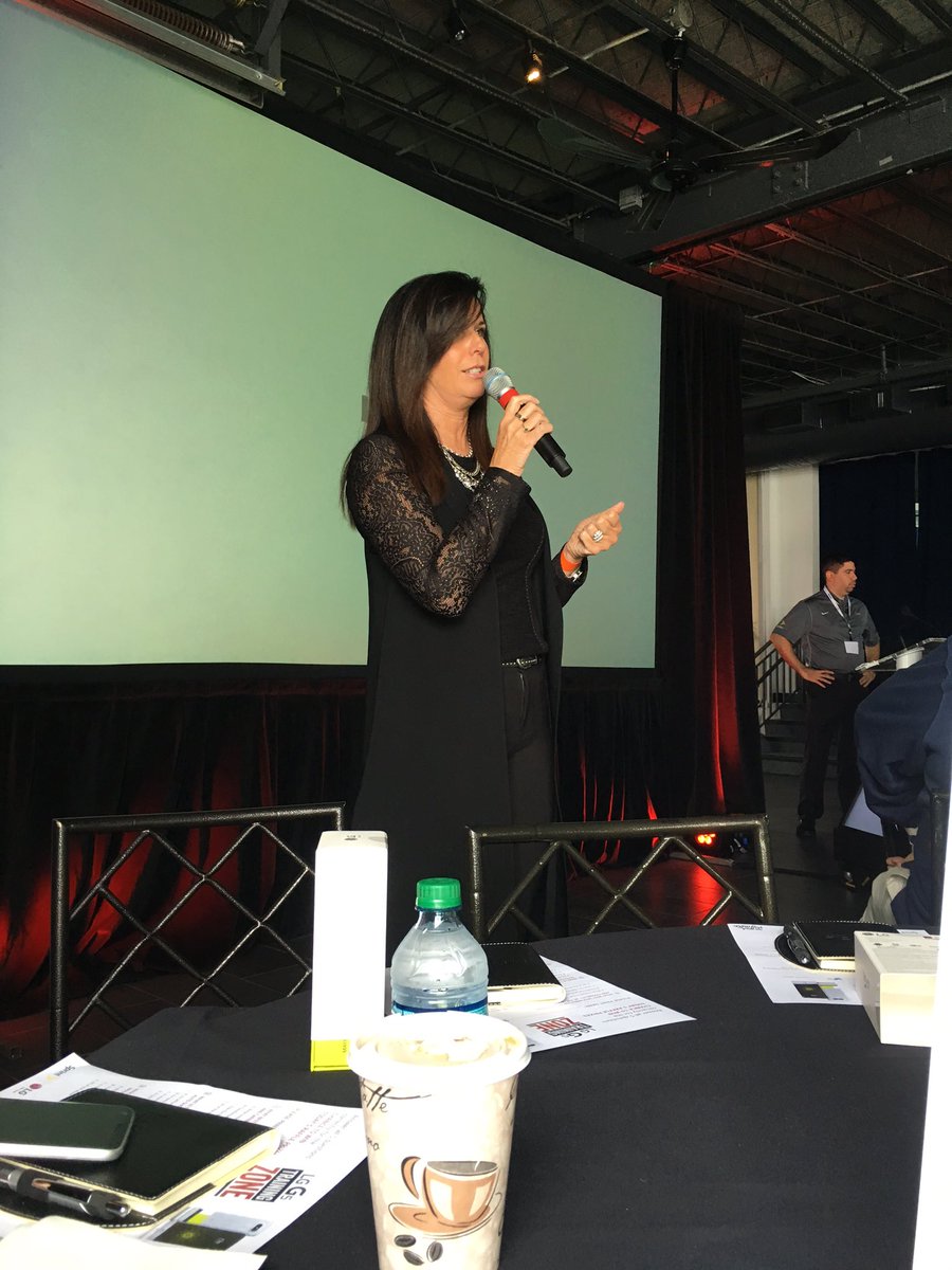 <a href="/Kpalet5/">Karen Paletta</a> kicking off the LGG5 event!  #LGG5NYC