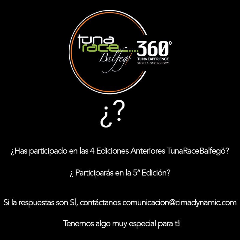 TunaRaceBalfego's tweet photo. ¿Has participado en las 4 Ediciones anteriores? ¿Participas en la Ed 2016? #TRB2016 @SantiPellejero @_Balfego https://t.co/KMZFCr6LnG
