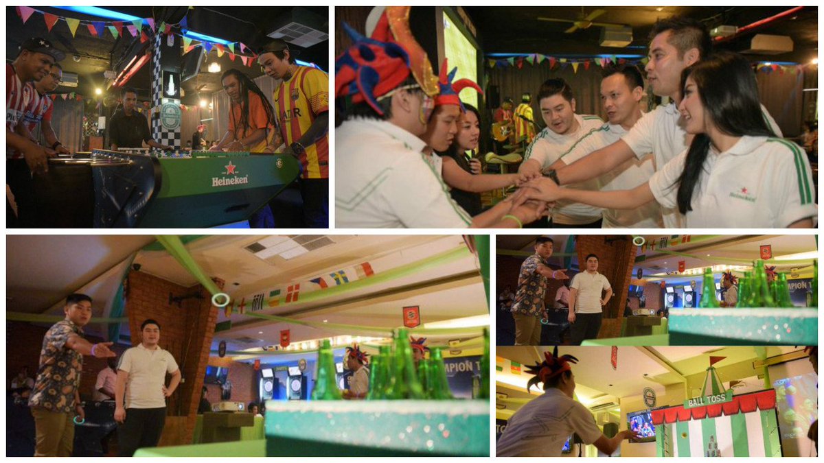 HeinekenID's tweet photo. The fun nobar at @cafe_icera with coach @benjoshua_r #GreenIcera #ChampionTheMatch https://t.co/SlhJY3xQpm