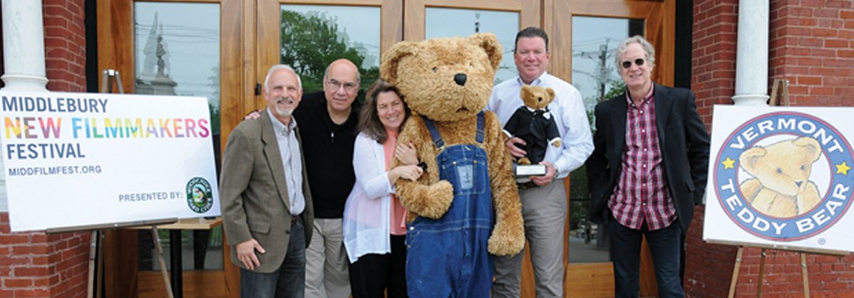 VTTeddyBear's tweet photo. #TBT to the 2015 VTeddy Awards at the incredible inaugural @MiddFilmFest! >> https://t.co/M6aTVX0xmC #VT #Vermont https://t.co/X0rNm3NKUf