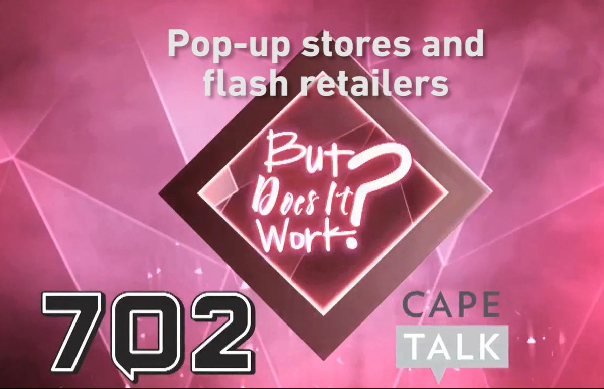 Radio702's tweet photo. [ICYMI] #ButDoesItWork this week is all about #PopUp shops - 
https://t.co/PWoxH1OaXS https://t.co/98utTzVxLd