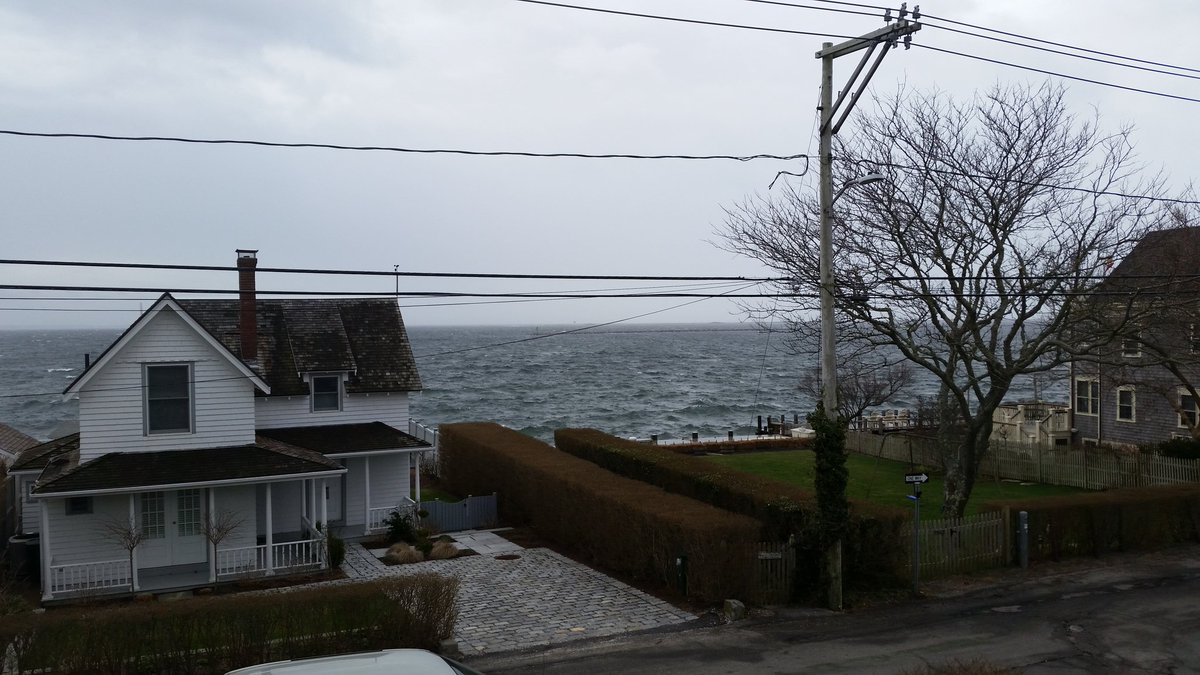 YankeePlasterer's tweet photo. High wind and tide across the street. #Provincetown  #plastering #finishplaster #homeimprovement #construction https://t.co/hUZK03U50C