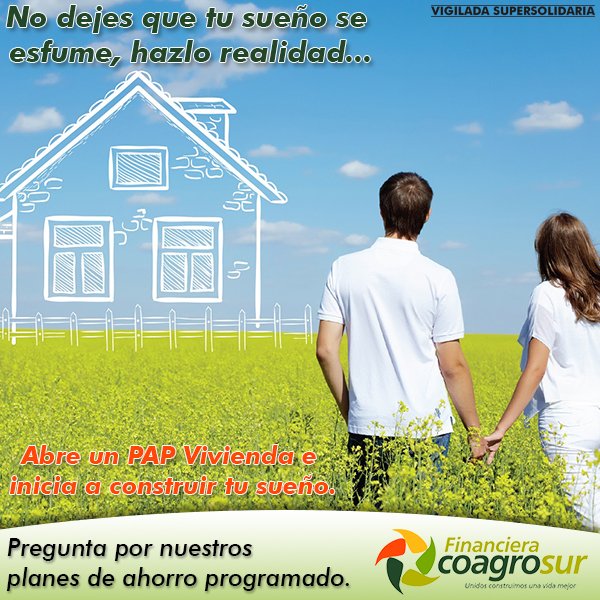 Abre un PAP Vivienda e inicia construir a tu sueño...
#UnidosConstruimosUnaVidaMejor