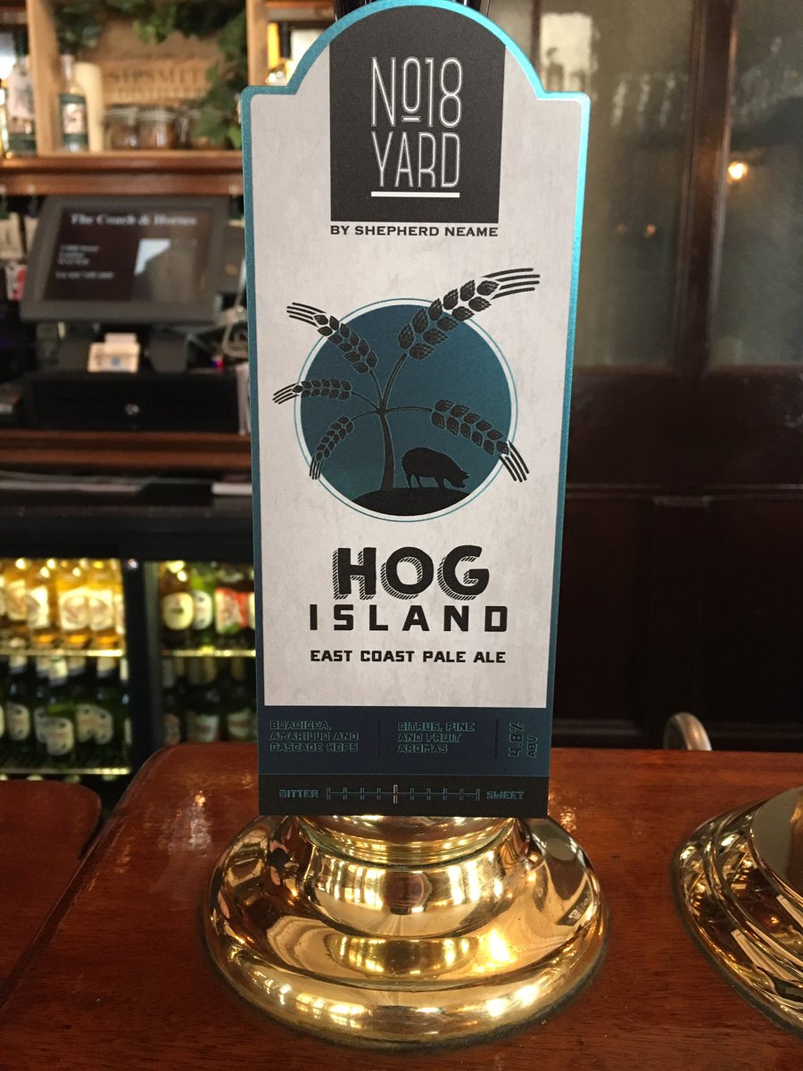 Fresh on the pump today, packed with American hops and brimming with fruity, zesty, hoppy loveliness! Come try now!