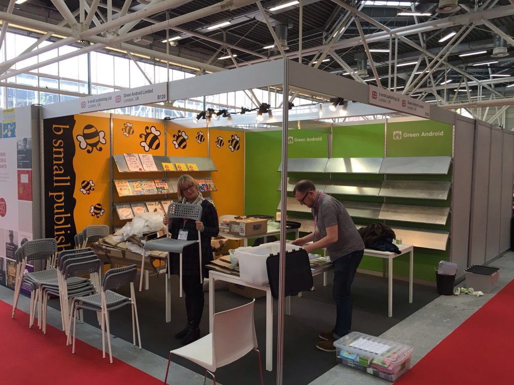 bsmallpub's tweet photo. The end of another great Fair. Arrivederci e grazie #Bologna. (Now the hard work begins.) #BCBF2016 https://t.co/o9k8HeMgtC