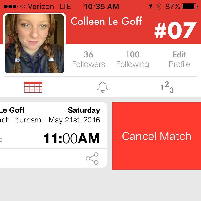 SemiProApp's tweet image. Need to cancel your match? Just swipe left in your profile! #Sports #Playwithpurpose #Sportsapp
