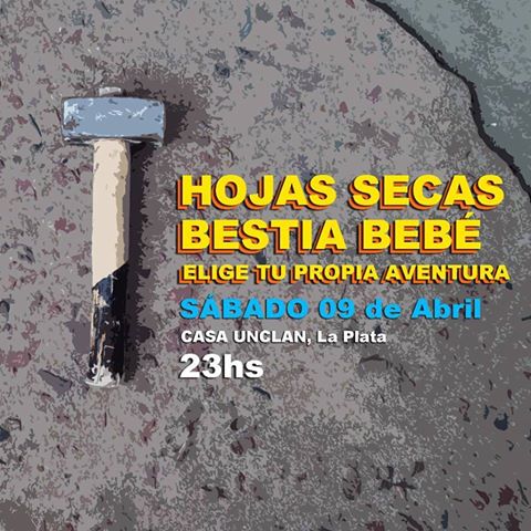 #AltaFecha en el auditorio de <a href="/unclandiscos/">UNCLAN</a> @thehojassecas <a href="/bestiabebe/">Bestia Bebé</a> y #ETPA desde las 23H. Los esperamxs amigxs!!