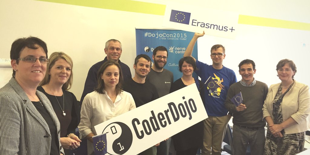CoderDojo's tweet image. Working with Erasmus+ to continue addressing EU youth skills gap #Madrid goo.gl/cK8dvv #CoderDojoEPlus