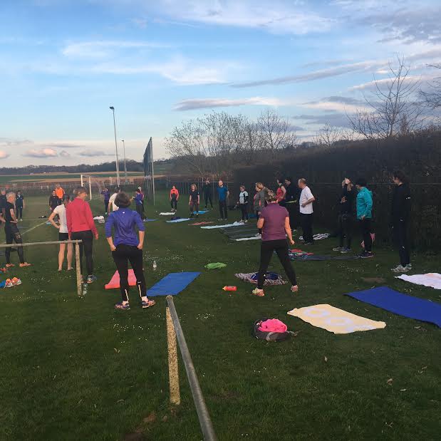 Lente in het land, #krachttraining dus in de buitenlucht, elke maandagavond van 18.45 u tot19.45 u locatie Scharn