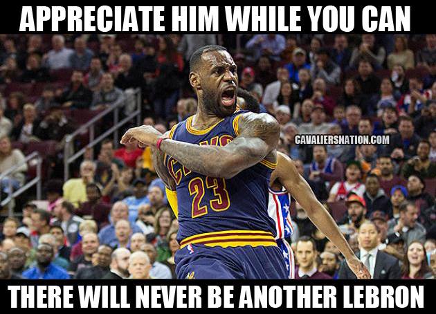 WeAreCavsNation's tweet photo. Don't take greatness for granted. #CavaliersNation https://t.co/xdYENTWv55