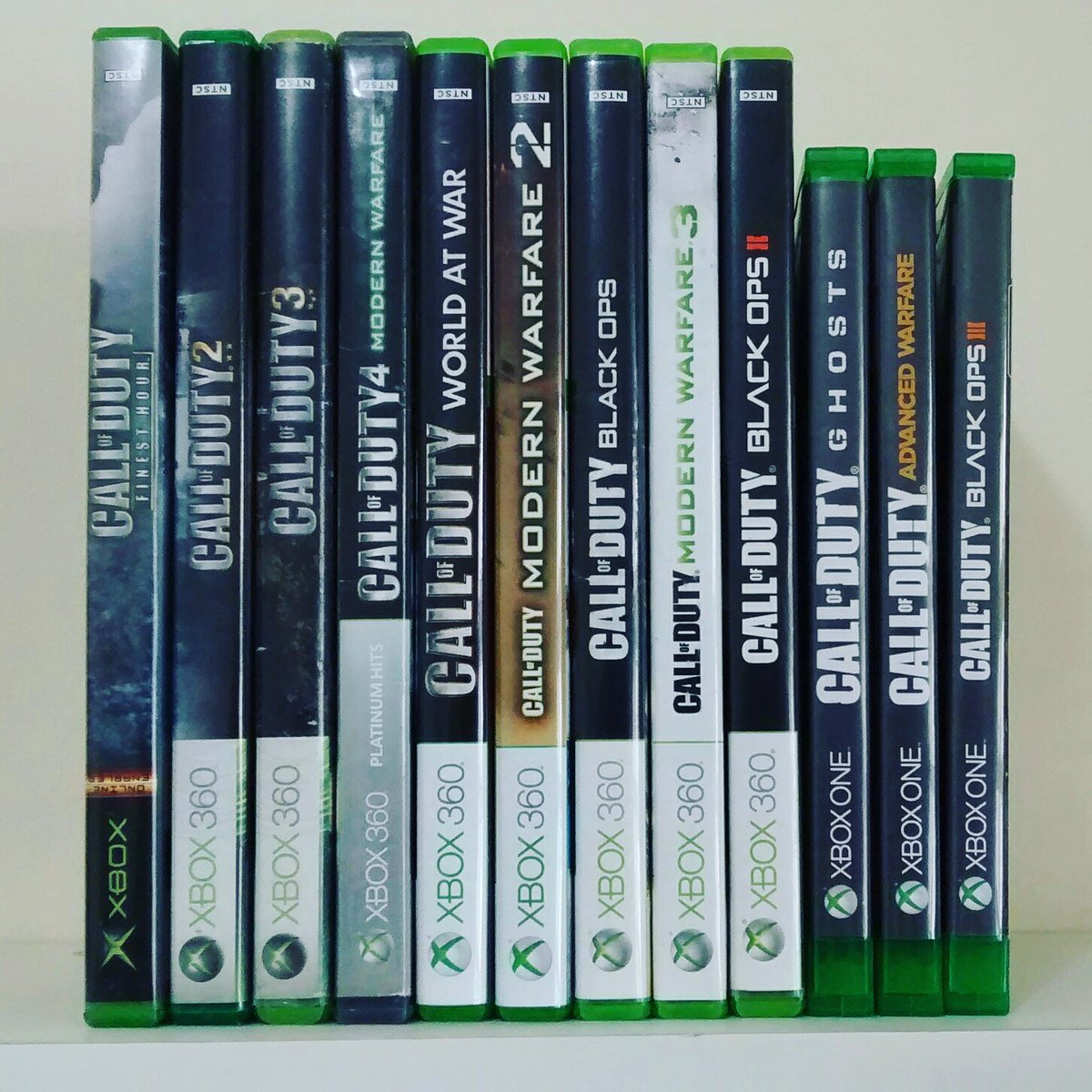player_B13's tweet photo. and this collection? @callofduty @SHGames @infinityward @Treyarch @Activision @ATVIAssist \o/ ♥ #CoDLove https://t.co/i2lfEySTqZ