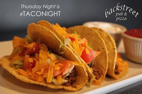 BackstreetSouth's tweet photo. 75 cent tacos tonight!  $5.50 Coronas &amp; Margaritas.  $4.75 shots of Cuervo https://t.co/XUI7tzycAe