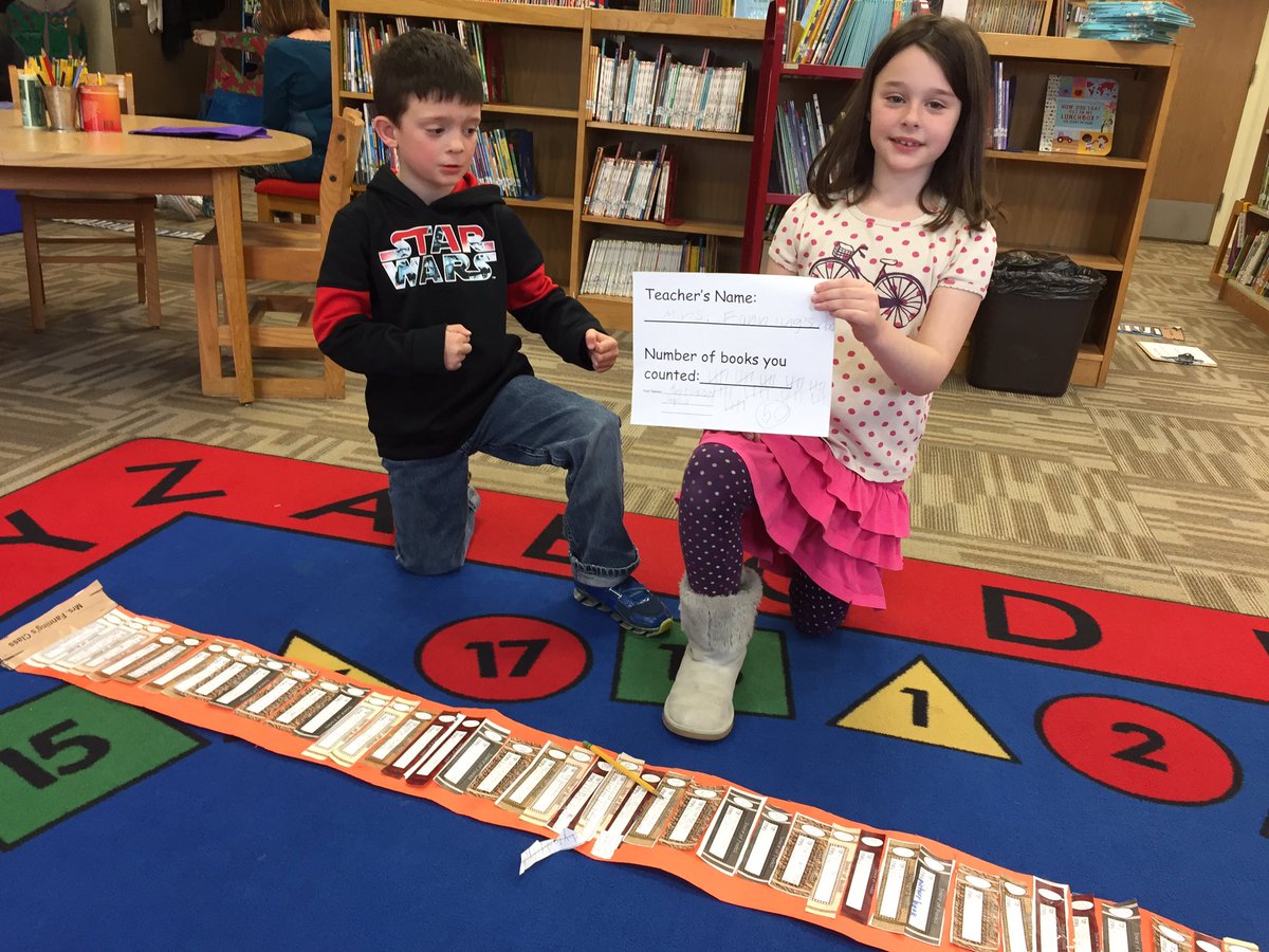 patriciaeyer's tweet image. @WOSnews #mrskuhnwos help tally the final numbers for the Tower of Books Challenge!