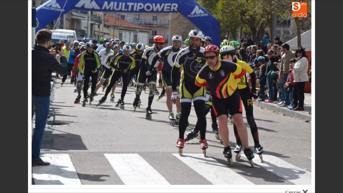 Y otra carrera mas representando a #parla nos desplazamos a Ciudad Rodrigo. CLUB PATIN PARLA #patinaje #velocidad