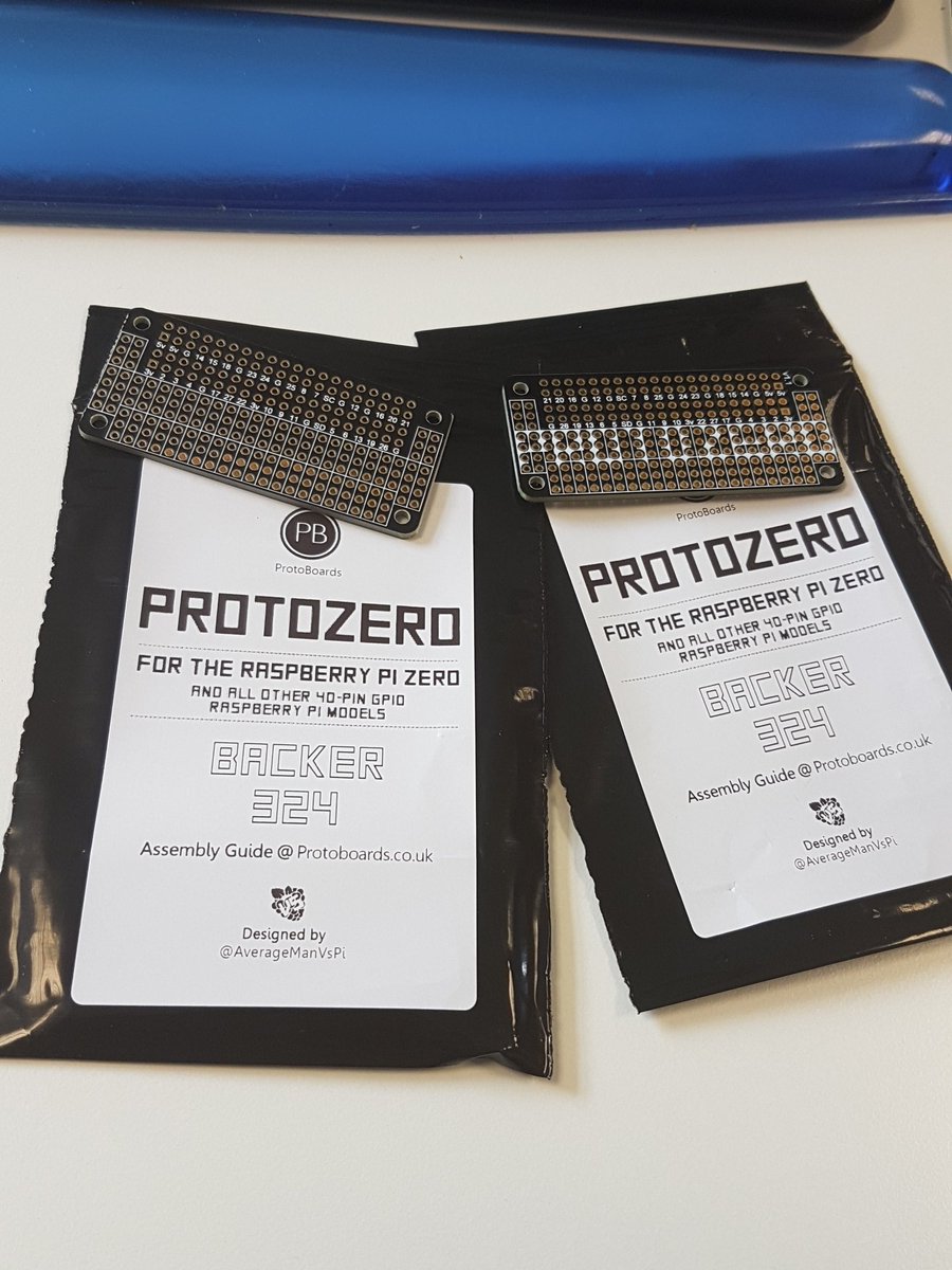 antonydandrea1's tweet image. The #ProtoZero have arrived! Kind of sad that there won't be any more @AverageManvsPi update emails.