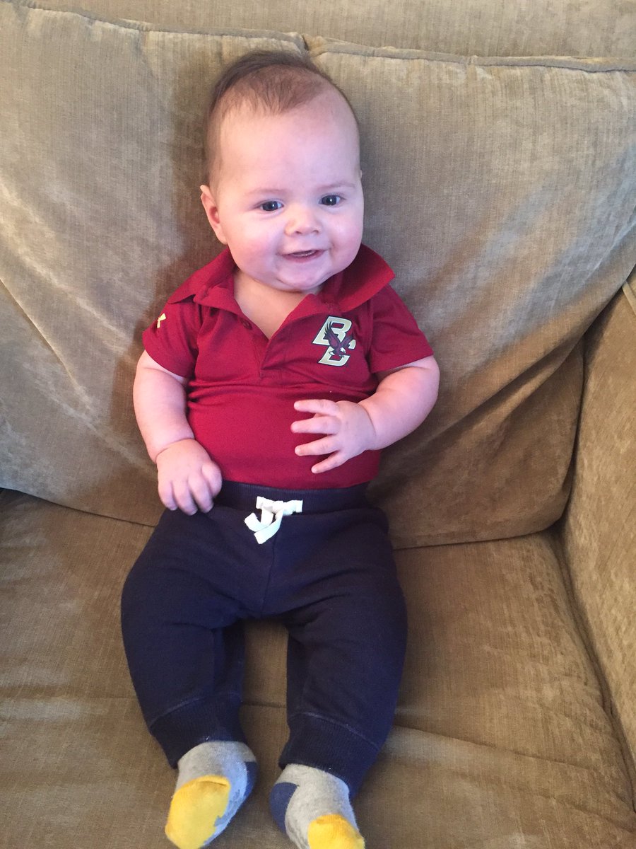 ssteverman's tweet image. As @BostonCollege hockey heads to the Frozen Four, Jack says GO EAGLES!