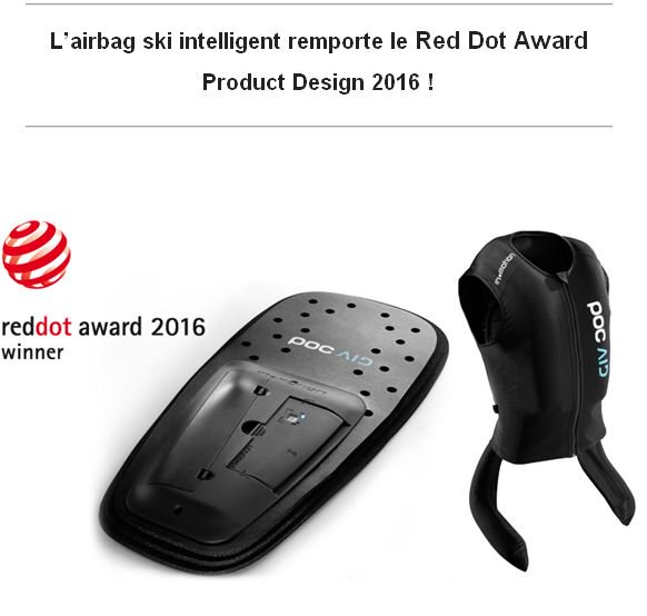 CCI74's tweet photo. L’airbag ski intelligent par @inandmotion remporte le Red Dot Award Product Design 2016 ! #conicio #HauteSavoie https://t.co/WYGqgh1m0d
