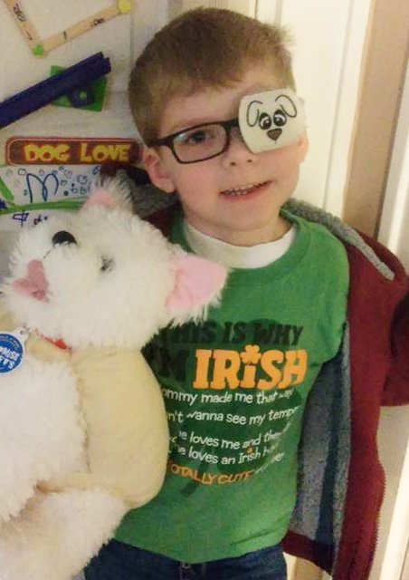 PatchPalClub's tweet photo. Your puppy eye glass eye patch looks great on you! Keep up the good work, buddy! #patchpals #patchpower https://t.co/AAbr7kzQpH
