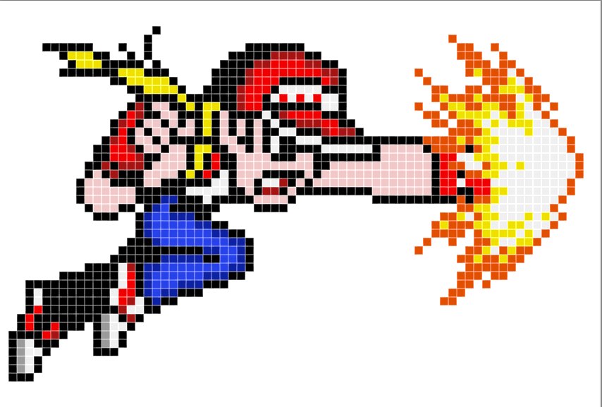 MrSHU62's tweet photo. Version définitive du "Burn Knuckle" de Terry Bogard #PerlerPattern https://t.co/LHNfoyIf9t