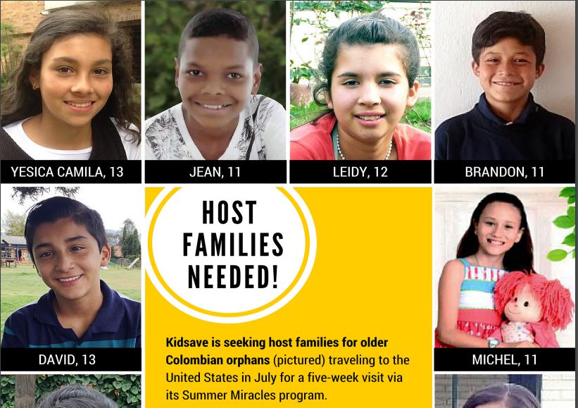 Kidsave_Intl's tweet photo. 35 of 50 older Colombian orphans still need host families this summer. Can you pease help? Contact @DeltaKidsave https://t.co/Smer87QMCL