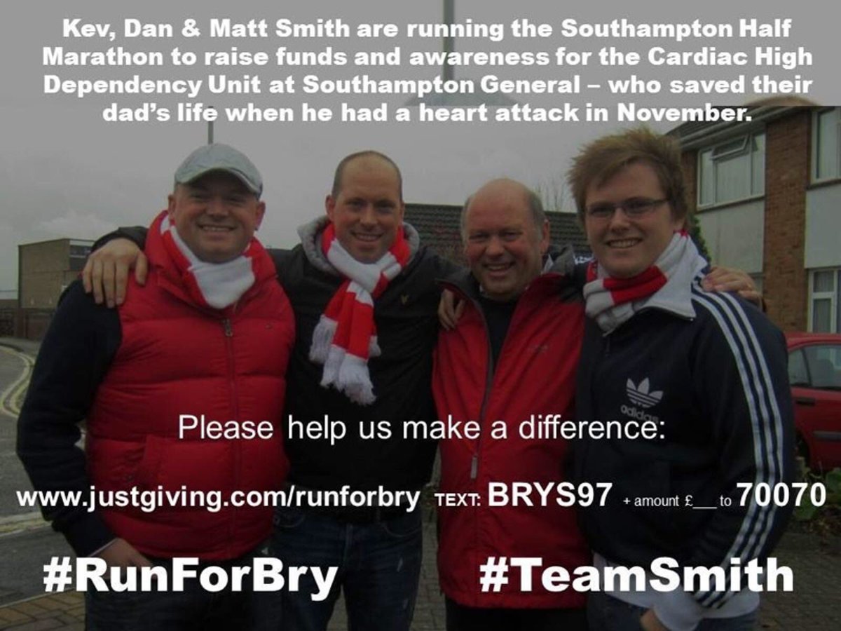 mattletiss7's tweet photo. Good luck to the Smith family @charity_shc in the #ABPSotonhalf https://t.co/n01LtsRXLj https://t.co/SPQxeA562G
