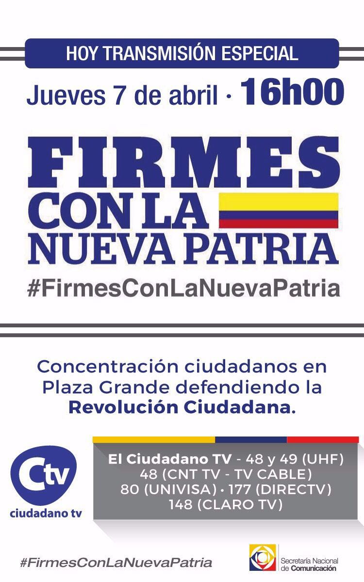 gobersantaelena's tweet photo. #FirmesConLaNuevaPatria #SantaElena seguiremos apoyando esta #RevoluciónCiudadana que lidera nuestro @MashiRafael https://t.co/d4LPABDEi4