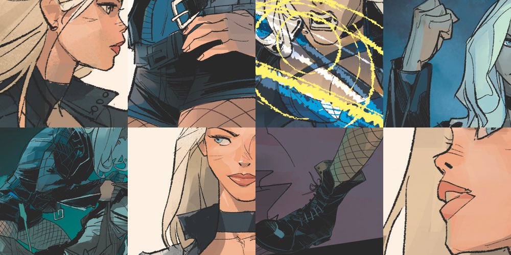 Some Black Canary teaser art from Otto Schmidt from our upcoming Green Arro...