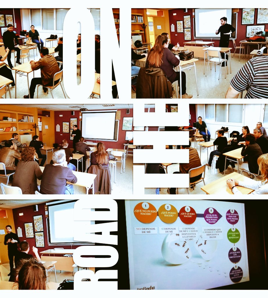 Eloitheboy's tweet photo. Coaching para activar tu ruta laboral #probadialab #InnovationProject2016 #Badia https://t.co/6Pujmzx4Ro