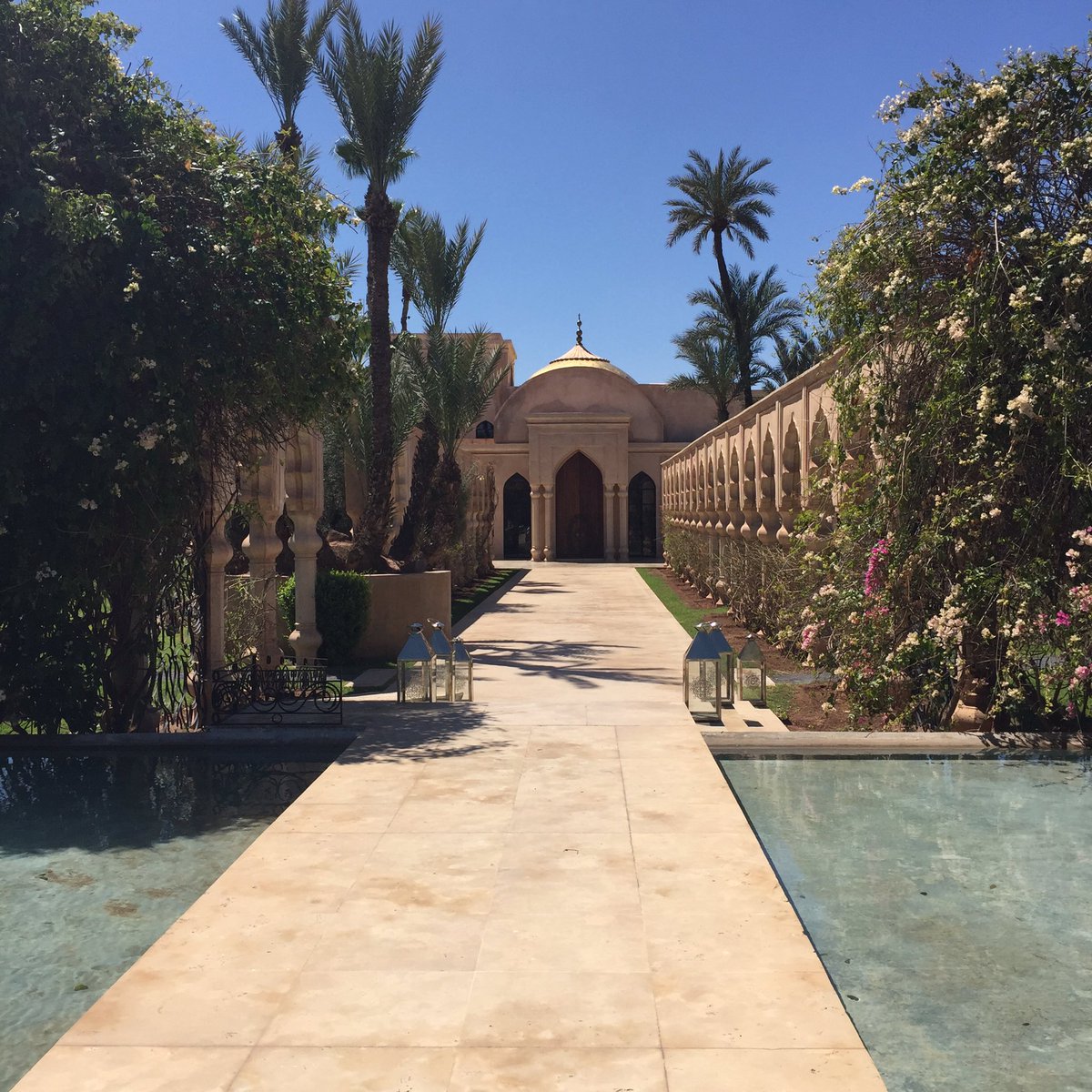 A little bit of Marrakech paradise #weddingplanning #luxuryevents #destinationweddings #eventprofs #sitevisit