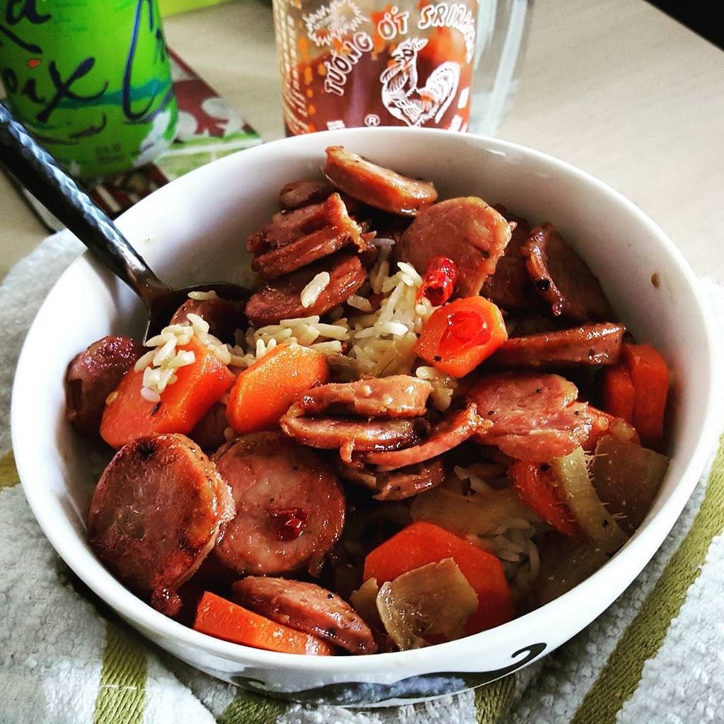 kyletaylored's tweet photo. I'm pretty sure I just made Asian jambalaya... and it's awesome. #accidentalChef https://t.co/q6mA5LmcDv