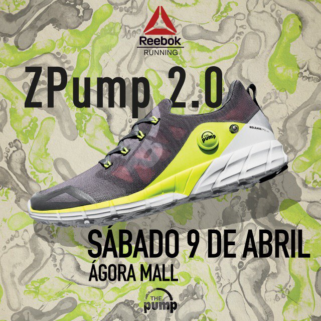 LaGuaguaRunners's tweet photo. Ven este sábado 9 a las 4:00pm al lanzamiento de el nuevo #ZPump2.0 de Reebok en el atrio central de @Agoramallrd https://t.co/p1wdyqpg2Z