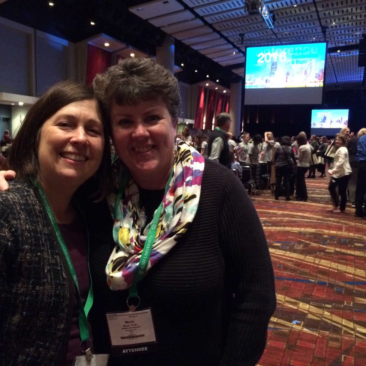 denfinch's tweet photo. #AOTA16 Great to see friends!! https://t.co/9VhBYmhbbE