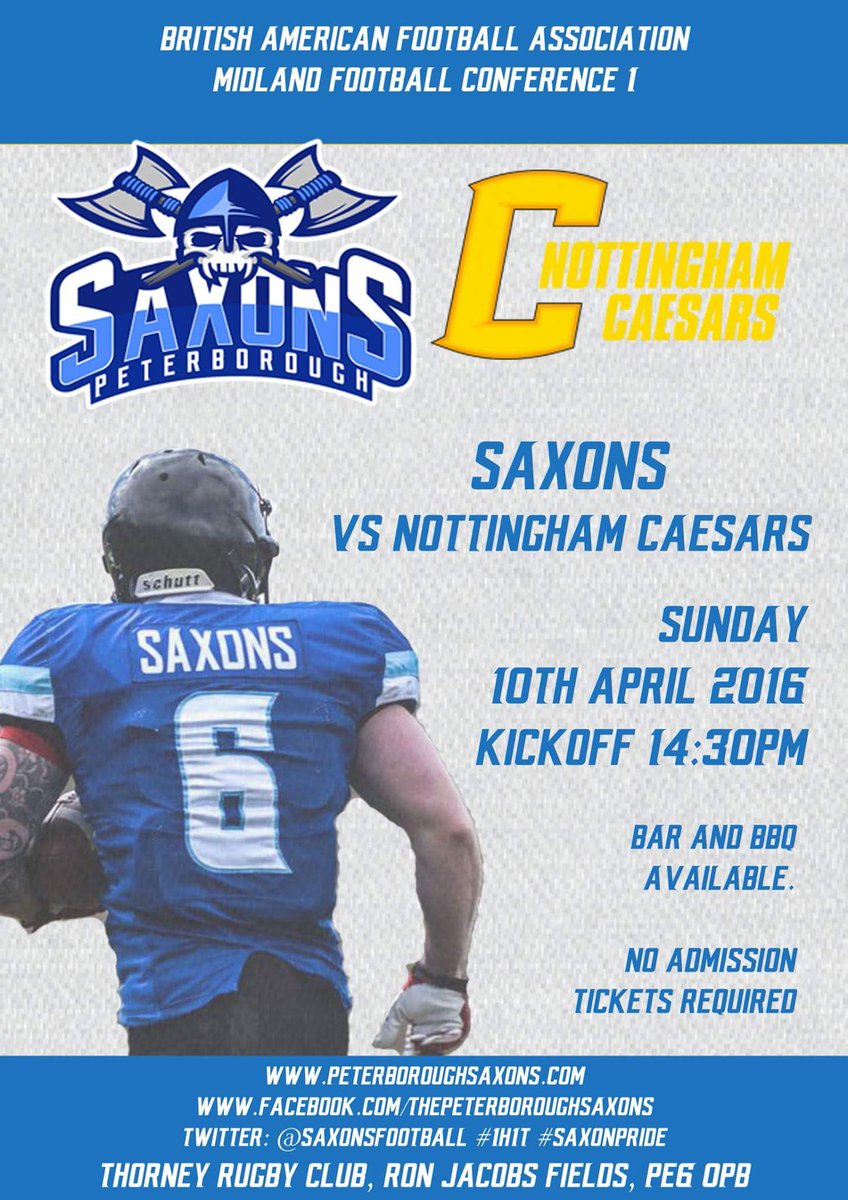 SaxonsFootball's tweet photo. @DMAC102 hoping for a bounceback Sat! Boro's other boys in blue start our first game in Division 1 at home on Sun! https://t.co/jFazJezqF5