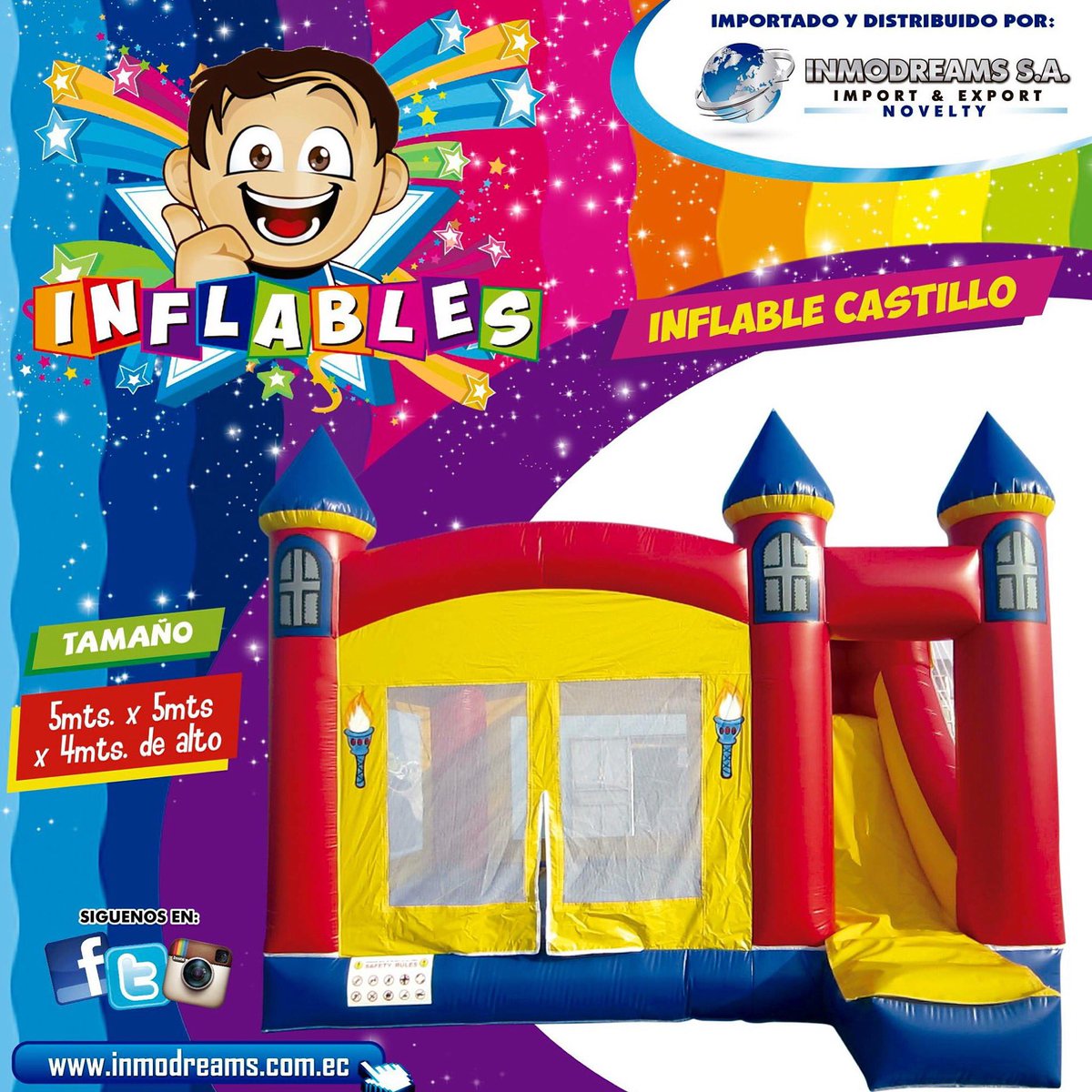 inmodreams's tweet photo. PARA QUE TUS FIESTAS SEAN DIFERENTES Y MUY DIVERTIDAS COMPRA LOS #INFLABLES QUE TE TRAE #INMODREAMS https://t.co/hZUP5qCUbw