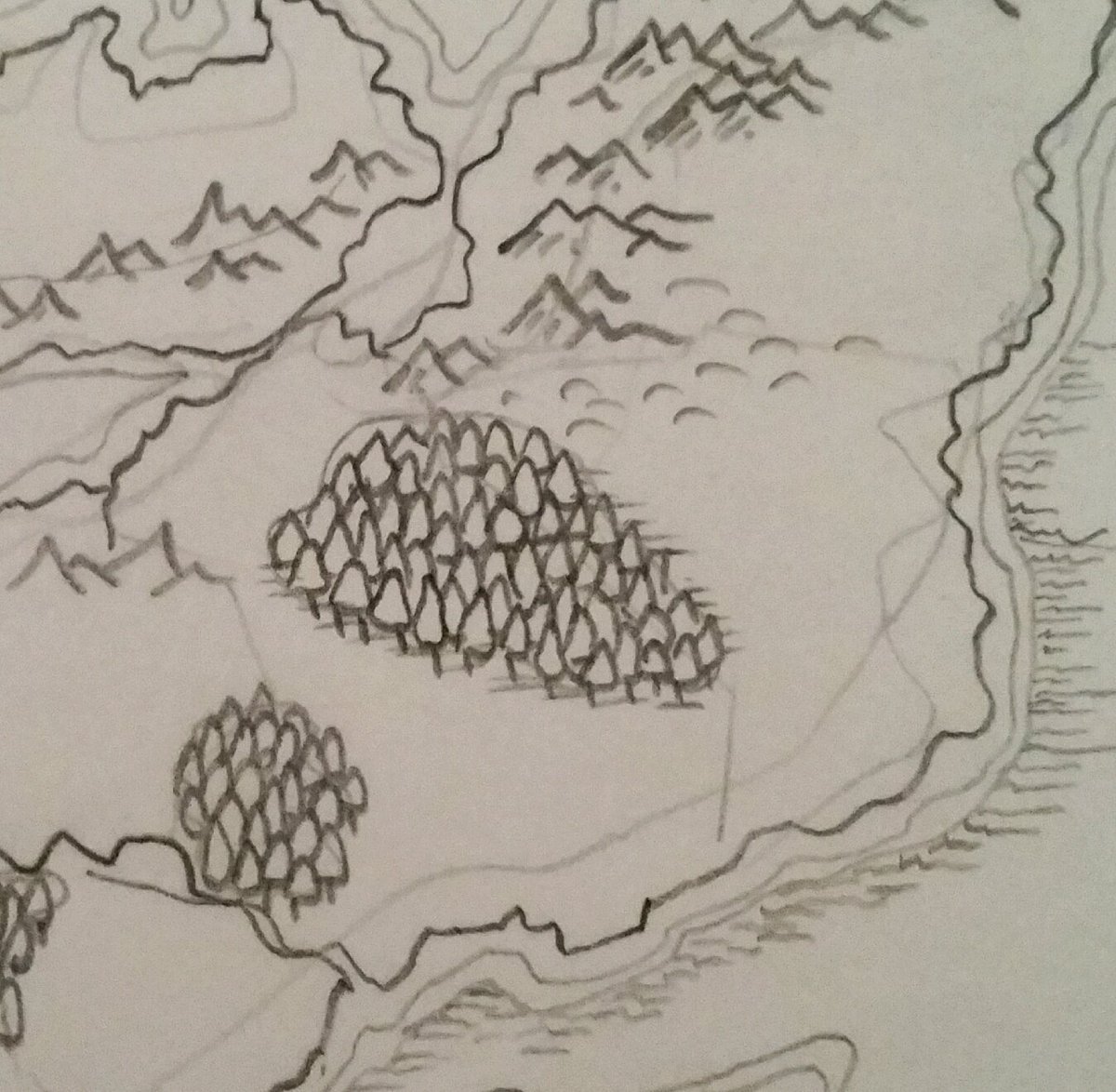 List 100+ Images how to draw a forest on a map Sharp
