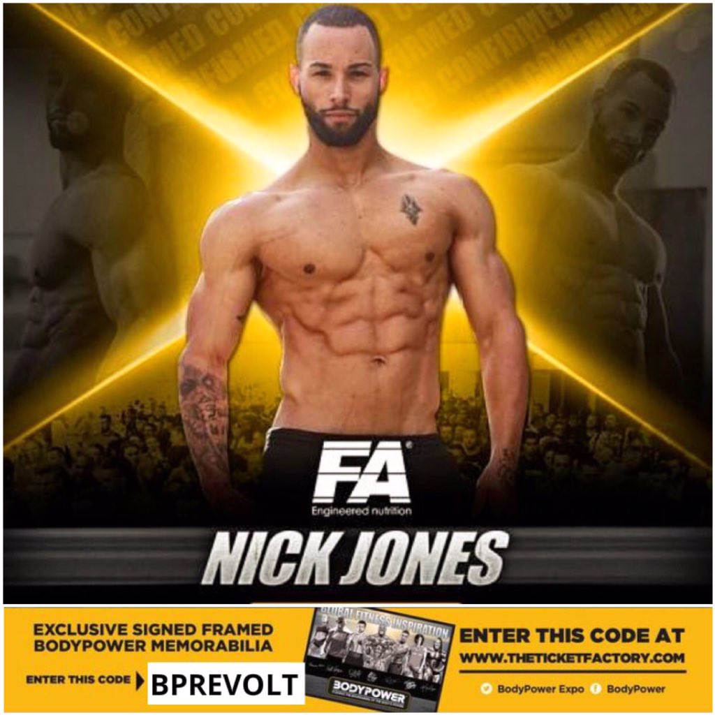 karlmuir's tweet photo. @NickAlexJ @Fa_Uk @FAnutritionUK here's a better version Nick 😉 free gift code for your followers #Bodypower https://t.co/RBAhBrouro