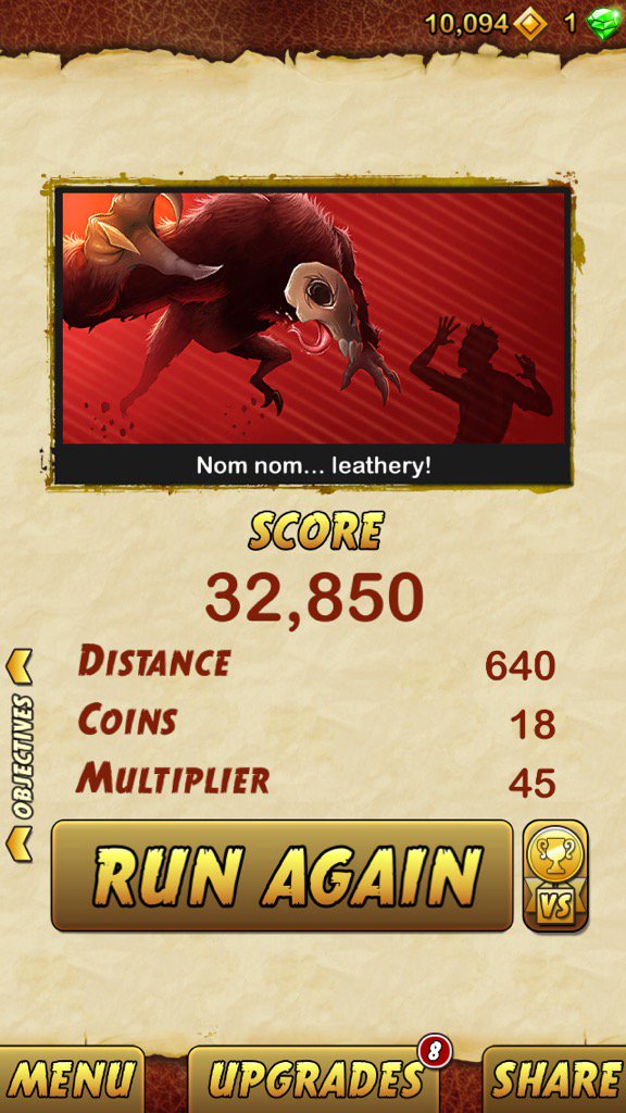_despears's tweet photo. I got 32850 points while escaping from a Giant Demon Monkey. Beat that! https://t.co/XuM8gchG66 https://t.co/FanCd3sePu